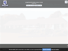 Tablet Screenshot of edmondstowngolfclub.ie